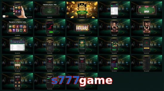 Main screen of S777game bet page for PK players